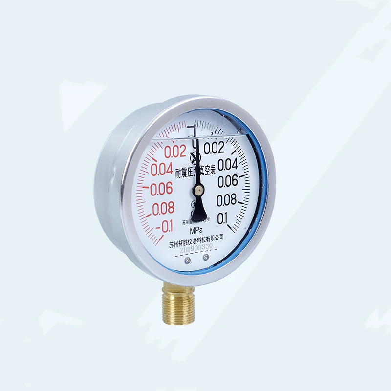  0 1 ~ МПа противоударный вакуумный манометр измеритель сейсмического давления