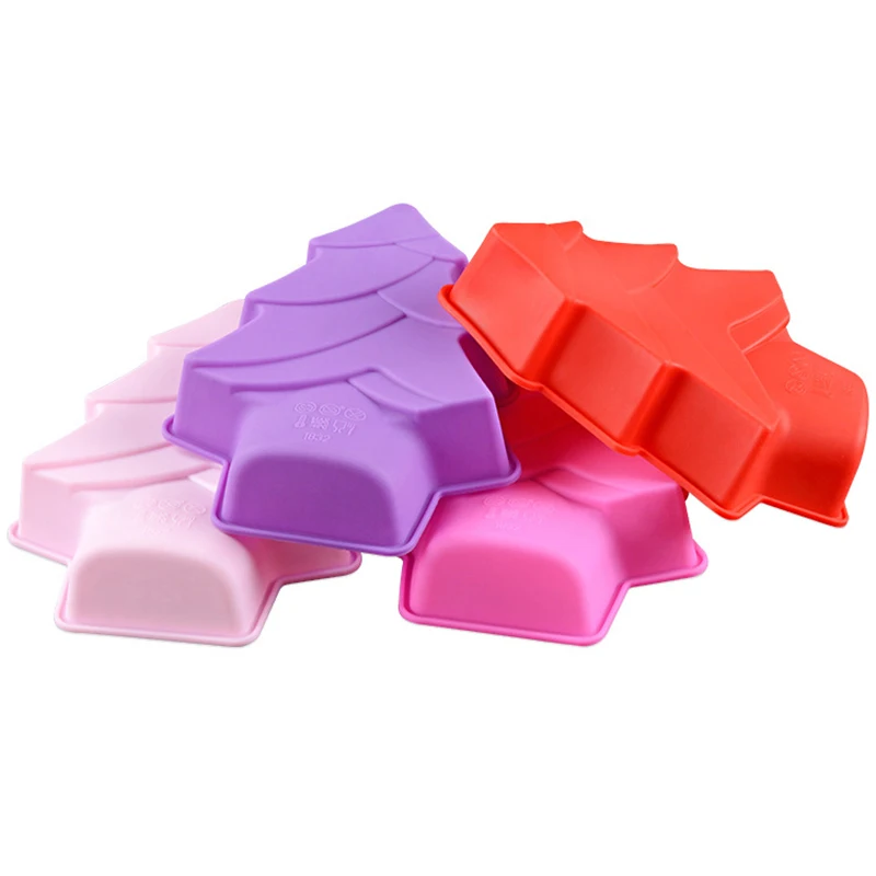 Силиконовая форма для торта с рождественской елкой пирожных желе Маффин хлеб