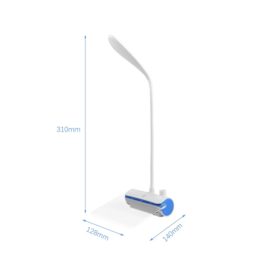 

Portable 3-in-1 USB Rechargeable Message Board LED Desk Lamp Night Light Touch Table Lamp Flexible Arbitrary Bending Read