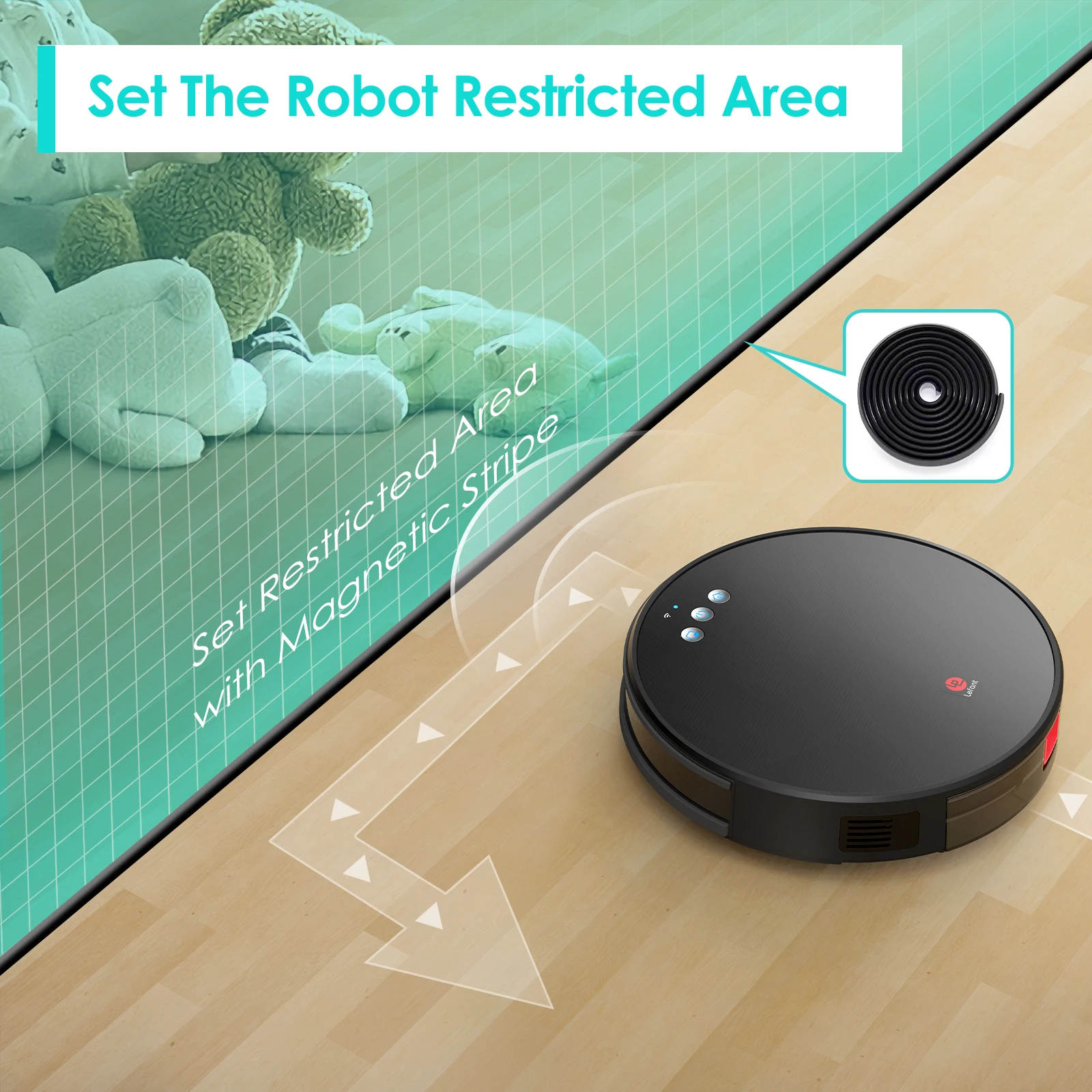 Lefant U180 Robot Vacuum Cleaner Map Super Smart App Voice Suction WaterTank Wet Mop Virtual Barrier Pet Hair Home | Бытовая техника