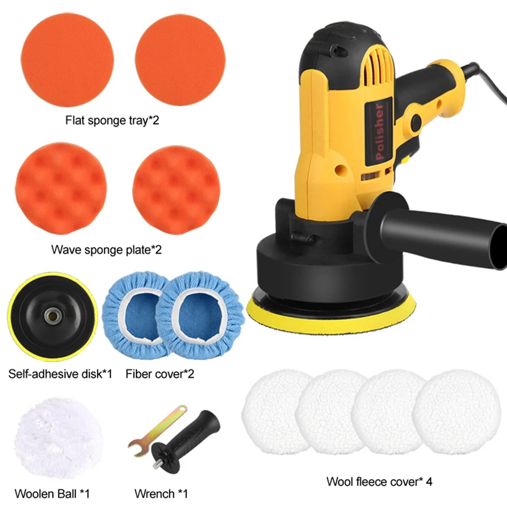 

700W Polishing Machine Car Polisher Stepless Speed Adjustable Car Polisher Polishing Machine High Efficiency Grinding Machine