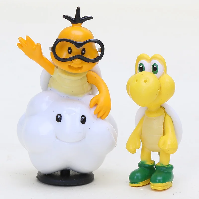 3 ~ 8 см 22 шт./компл. Super Mario Bros мини ПВХ Фигурки Игрушка Луиджи гриб Bowser Yoshi Принцесса