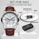 LIGE Top Brand Luxury Fashion New Leather Strap Quartz Men Watches Casual Date Business Male Wristwatches Homme Montre Clock+Box Other Image