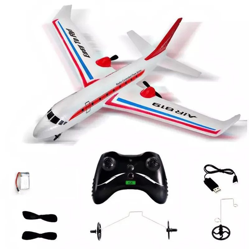 FX819 Glider RC Plane Wingspan Large Passenger Kid Toys Radio Control Drones Airplanes Assembled Flying Model Children | Игрушки и хобби