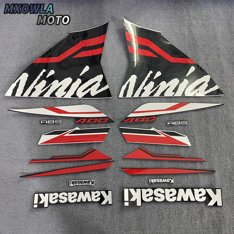

Motorcycle Accessories Fairing Sticker Whole Car Sticker Kit For NINJA 400 ninja400 3 color brown color