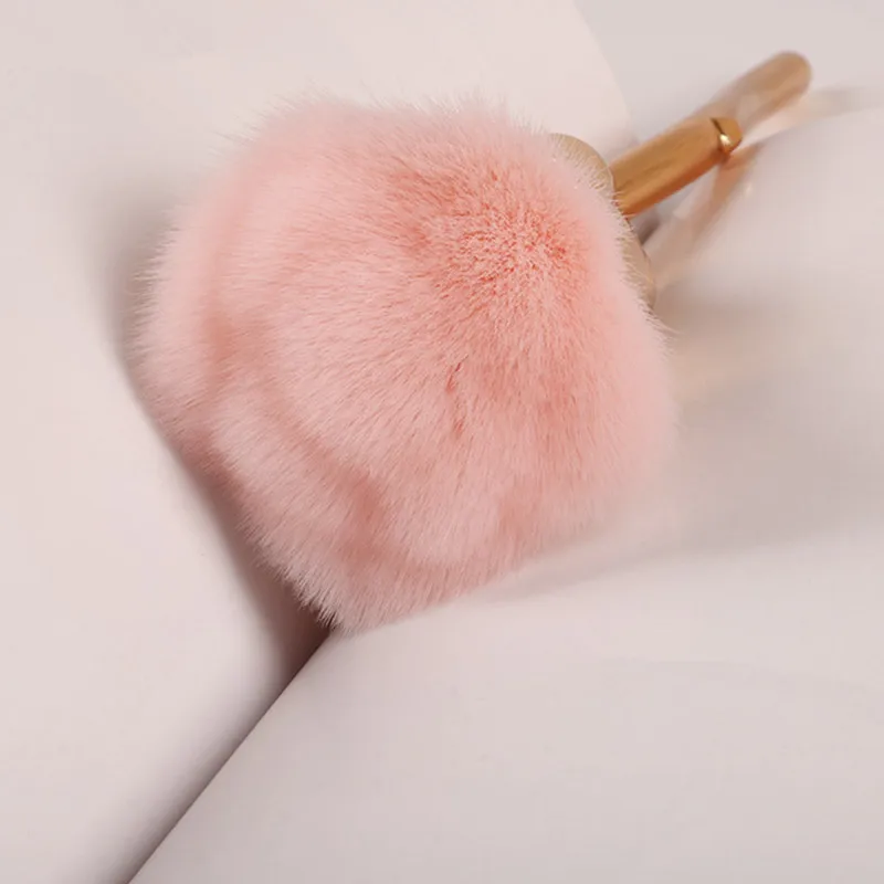 Дизайн ногтей кисть для удаления пыли маникюра Rose головка чистящей щетки румян