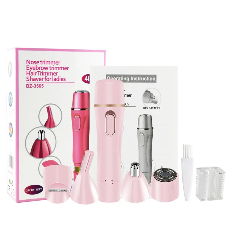 Бесплатная доставка Женская электробритва перезаряжаемая бритва женский
