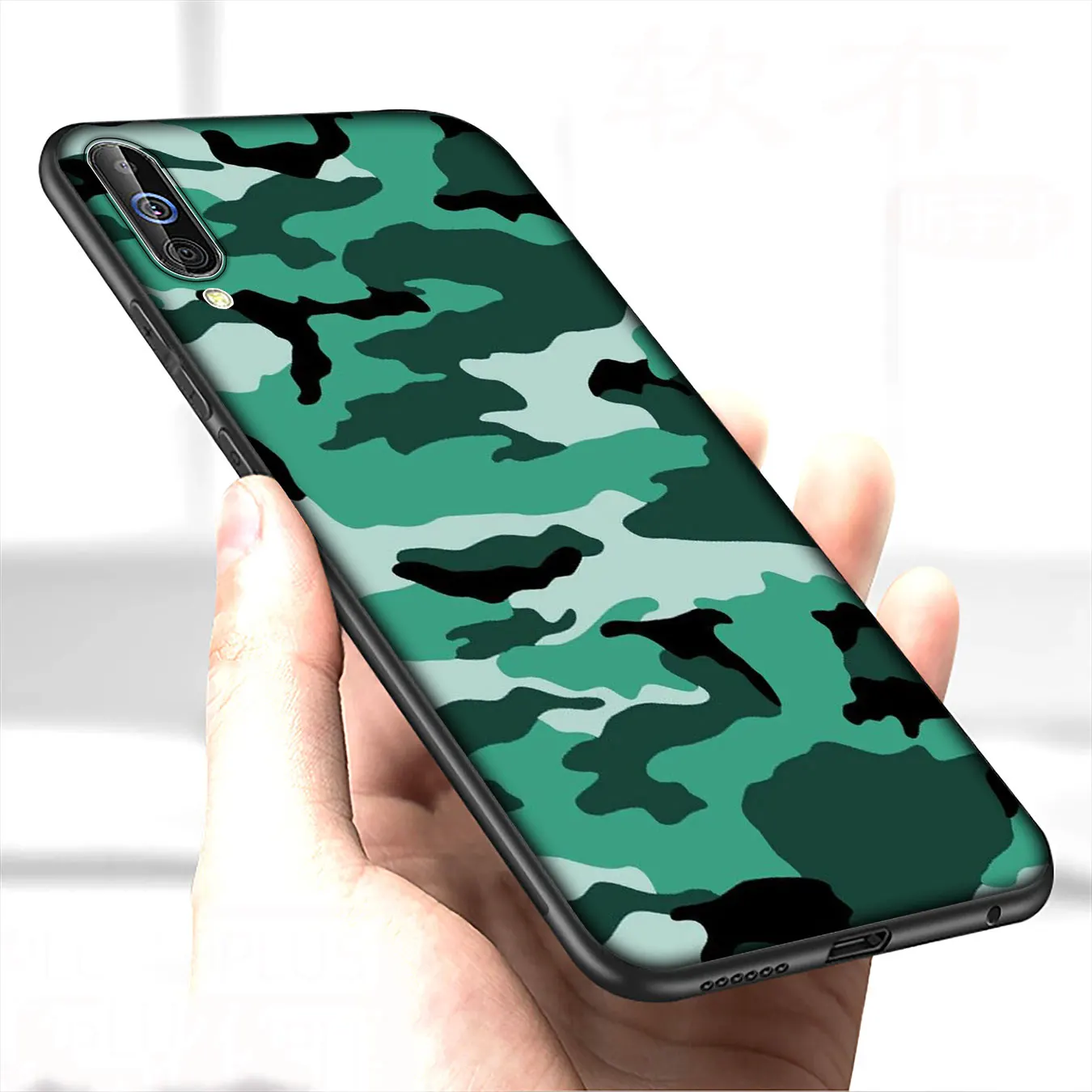Мягкий силиконовый чехол с камуфляжным принтом для Samsung Galaxy A70 A50 A60 A40 A30 A20 A10 M10 M20 M30