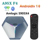 Интеллектуальная ТВ-приставка PULIERDE A95XF4 4 Гб 128 ГБ amlogic s905x4 Android 10 2,4G + 5Gwifi Bluetooth 4K медиаплеер 32 Гб 64 Гб 16 Гб