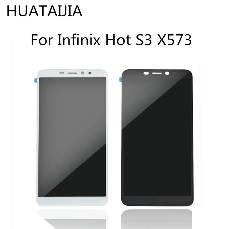 Черный ЖК экран для Infinix Hot S3 X573 сенсорный дигитайзер Датчик с дисплеем полная