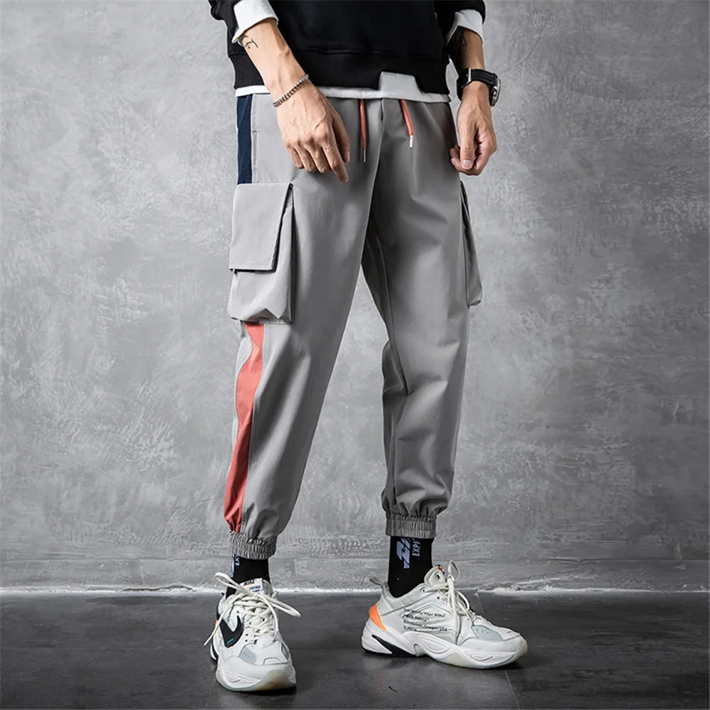 WWKK Новая мода мульти-карман Jogger спортивные штаны для мужчин фитнес брюки спортивны фитнес штаны повседневные спортивные штаны для бега уличные брюки