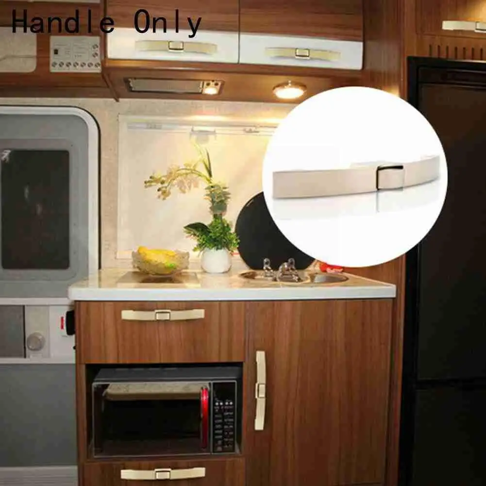 

Pull Handle Latch RV Caravan Boat Cabinet Drawer Latch Alloy Locks For Furnitur Plastic+Zinc Button T6T5