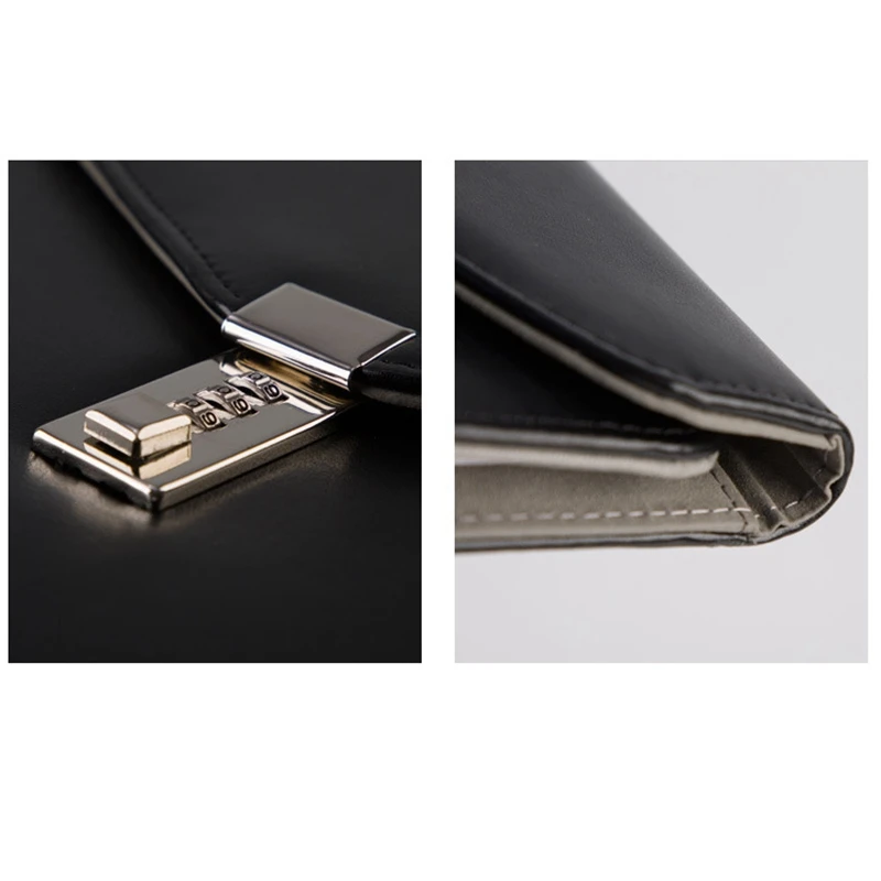 Binder A4 папка с замком бизнес менеджер Пароль Портфель файл шкаф держатель