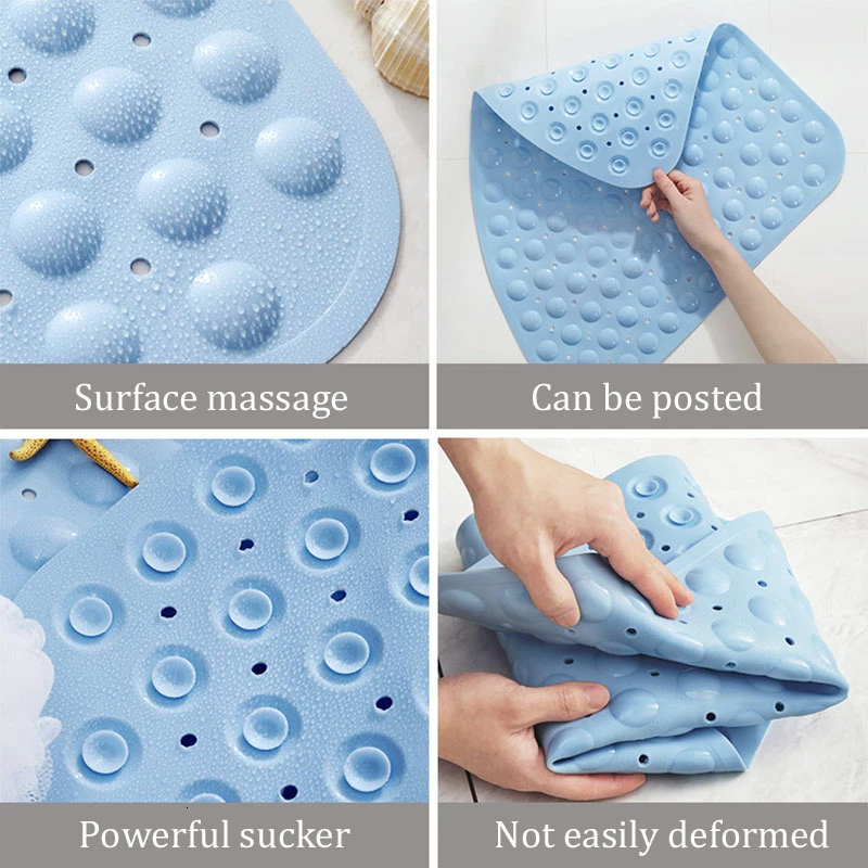 Антискользящий коврик для ванной RFWCAK ПВХ массажный на присоске нескользящий