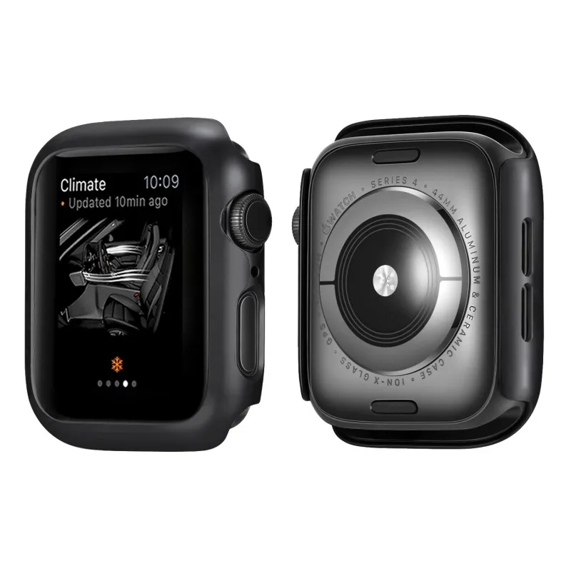 Роскошный Жесткий чехол из поликарбоната для Apple Watch 4, 5, 40 мм, 44 мм, серия 3, 2, 1, 42 мм, 38 мм, защитный чехол-бампер для iWatch Band Shell