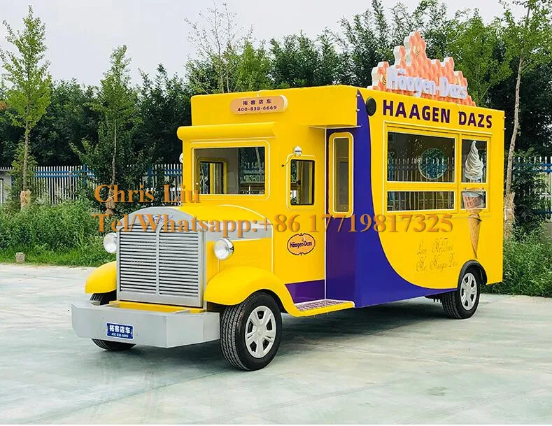Мобильные тележки для еды/прицеп/грузовик мороженого/тележки закусок с