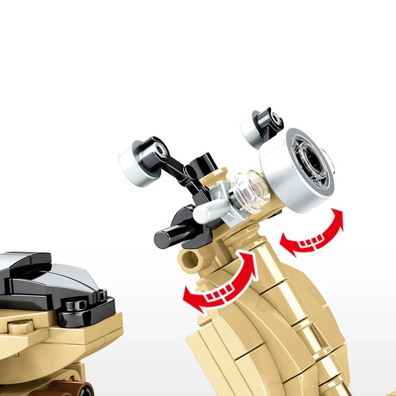 Классическая модель мотоцикла Vespas набор строительных блоков высокие технологии