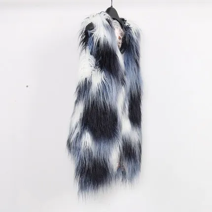 

Top Gradient Women All-match Color Faux Fox Fur Vest high quality