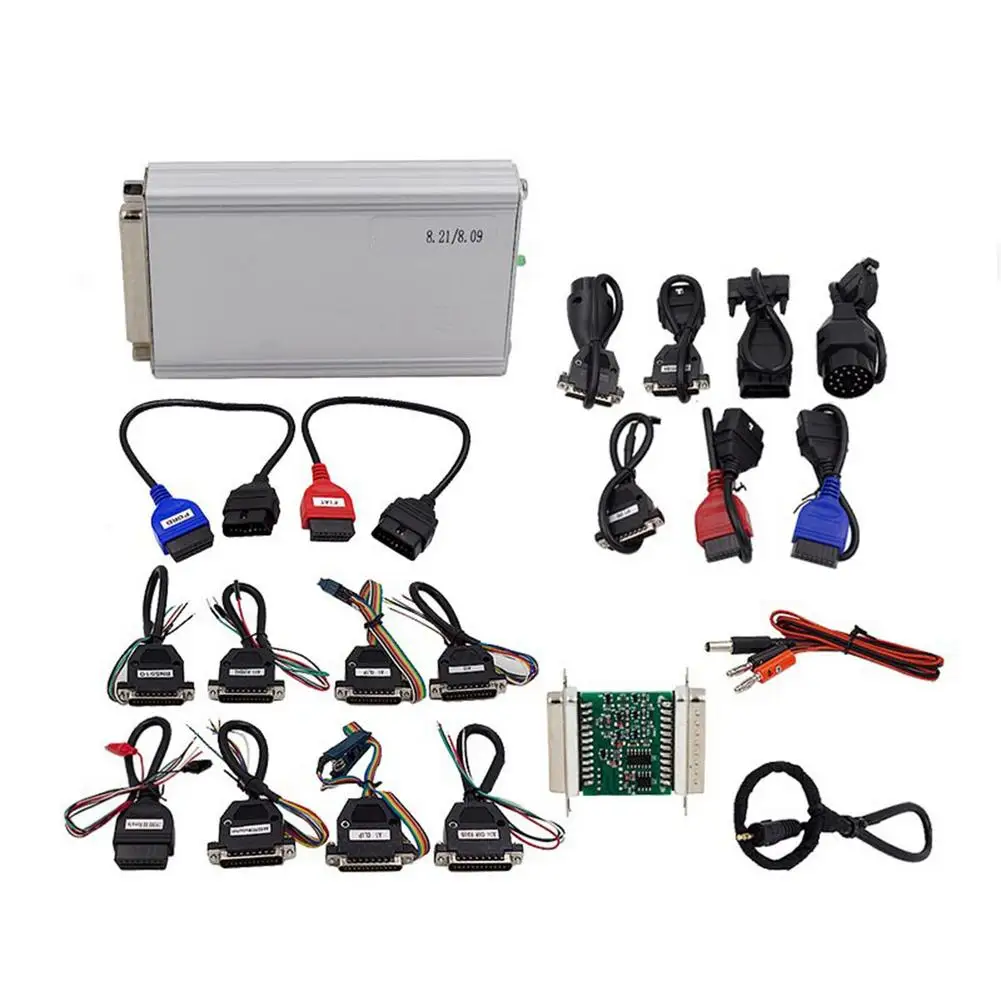 

Car Online Programmer Full Adapters Version 8.21 ECU Chip Tuning Car Fault Diagnosis Tool For Airbag Radio Dash IMMO Repair Tool