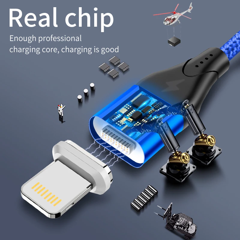 Магнитный usb кабель AIREACH для быстрой зарядки USB Type C магнитное зарядное устройство