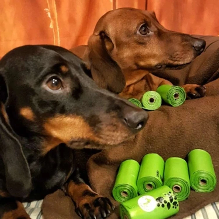 Сумка для уборки собак 60 рулонов зеленая оранжевая черная розовая сумка | Дом и