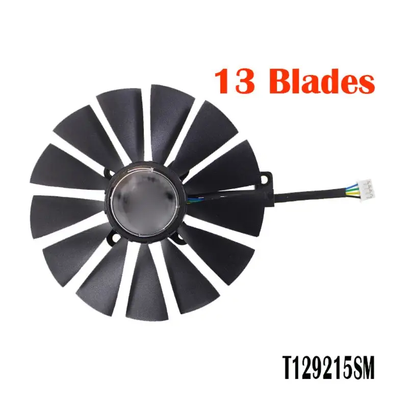 T129215SM 12V 95 мм VGA вентилятор для ASUS STRIX RX470 RX580 видеокарта охлаждения|Кулеры и системы