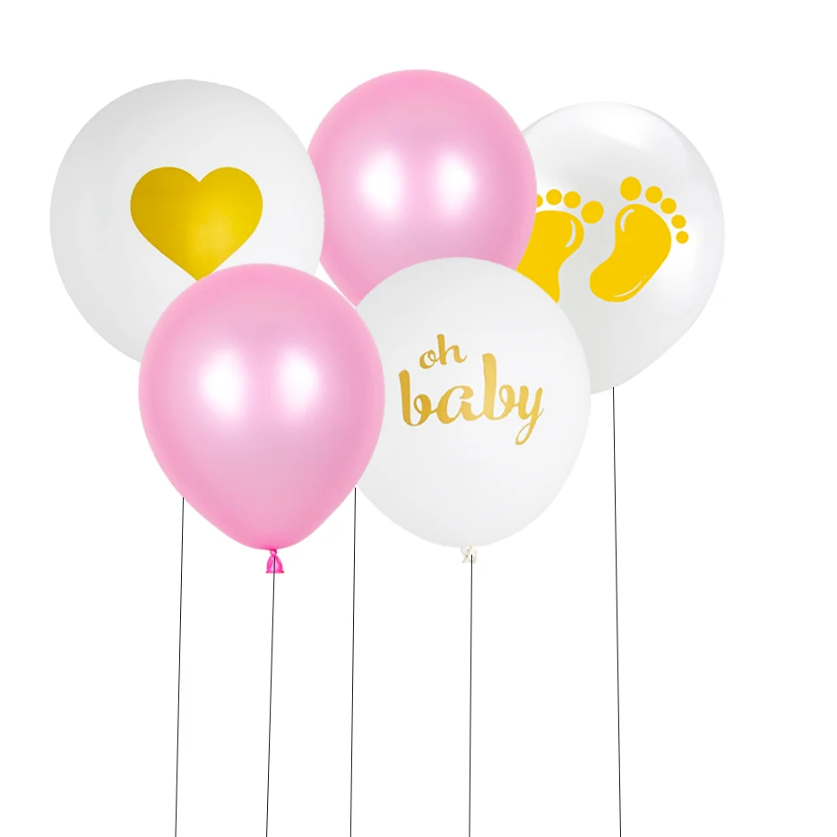 Мальчик девочка детские ступни телефон розовый синий детский праздничный шар