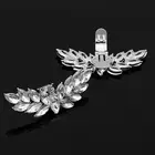 Зажим для обуви крылья со стразами DIY Подвески женские свадебные высокие каблуки модные пряжки аксессуары украшения одежды