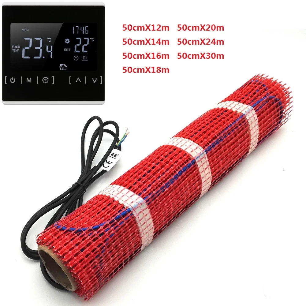 MINCO HEAT 5 ~ 15 кв. М двухпроводный коврик для подогрева пола наборы теплого под