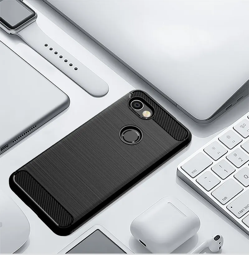 Чехол Teyomi для Google Pixel3a антидетонационный чехол из углеродного волокна TPU телефона
