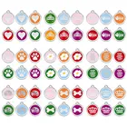 Идентификационная бирка для собак с гравировкой, 100 шт.