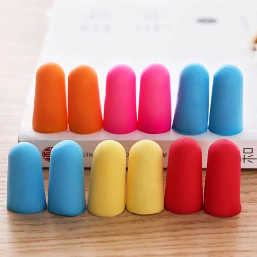 

Soft Sponge Ear Plugs Sound Insulation Ear Protection Earplugs Noise Reduction Sleeping Plugs without Storage Box
