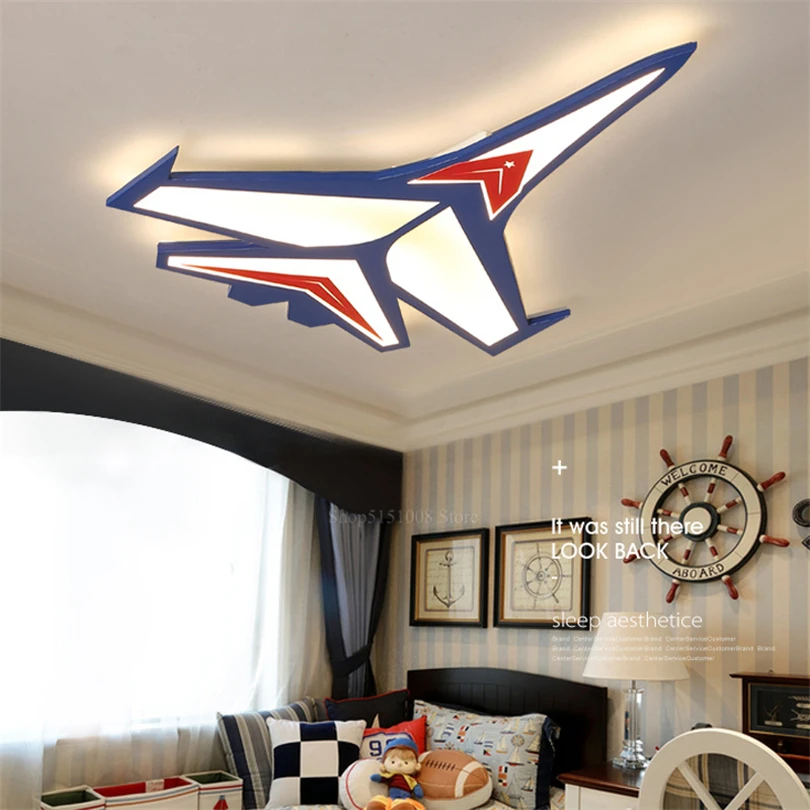

Авиационные светильники современный светодиодный потолочный светильник с мультяшным рисунком, домашний декор, детская спальня, потолочны...