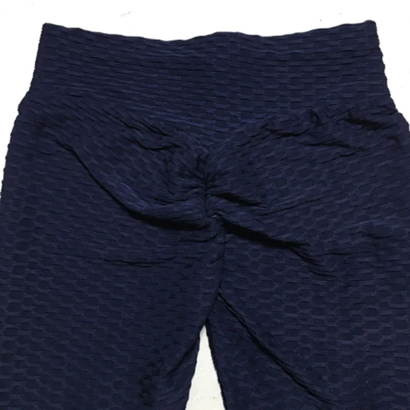 5049 deep blue Женские леггинсы с высокой талией для фитнеса, модные женские обтягивающие леггинсы с эффектом пуш-ап, черные штаны из спандекса для тренировок, повседневные сексуальные леггинсы - Цвет: 5049 deep blue