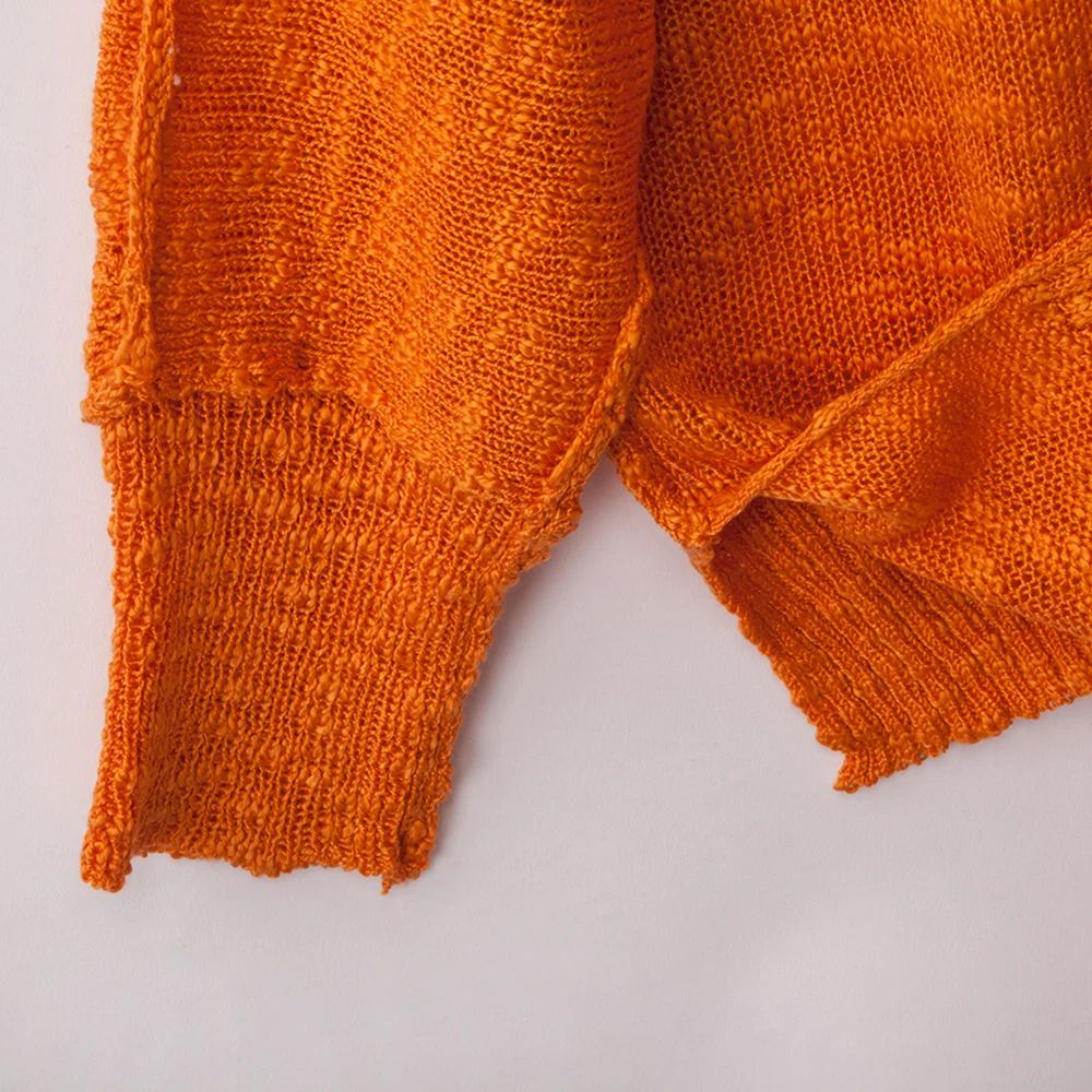 

Sweater Women 2020 Autumn Thin Sweater Pullovers Round Collar Sexy Long Sleeve Cotton Knitted Clothes Geometry Jumper Tops