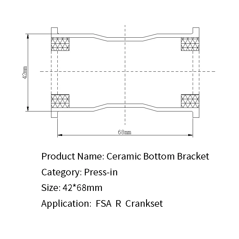 BB30 FSA Road Hscer ceramics Bottom Bracket BB30 PF30 BSA ROAD MTB bicycle bearing - Цвет: BB30 FSA Road