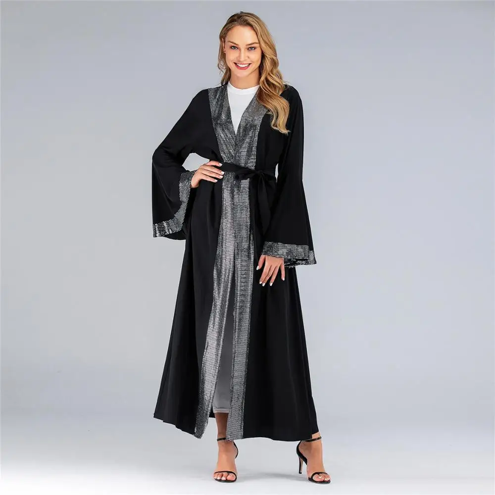 High Class Women Arabic Abaya Dubai For Muslim Ramadam Eid Mubarak Abayas Islamic Kaftan Dress Kimono Mujer Tesettur Elbise |