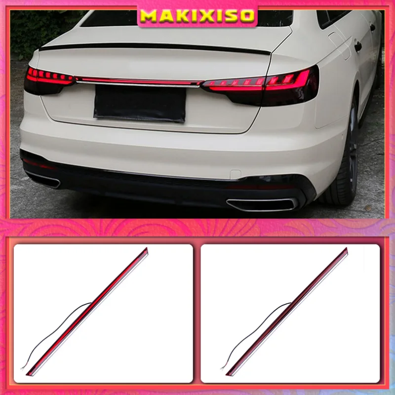 

Задний бампер для Audi A4L S4 2020 2021 2022 задний бампер задний фонарь Автомобильная ламсветильник заднего хода динамический отражатель сигнала пов...