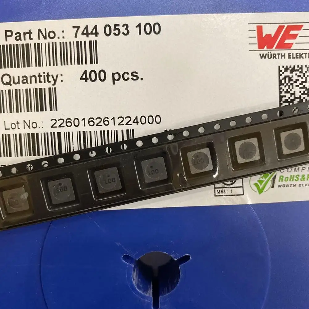 

50 шт. SMD экранированный силовой Индуктор 6x6x3 10 мкГн 30% A ± 744053100