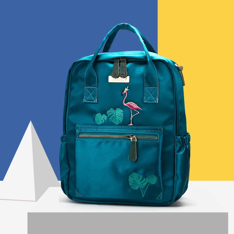 Школьная сумка с Фламинго Женская Новая Модная студенческая