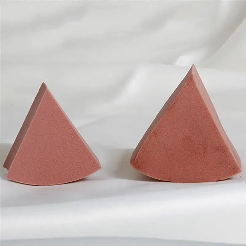 12 штук Капмор Треугольная макияжная губка Мягкий 3D блендер Косметический пуфик с сумкой инструментов