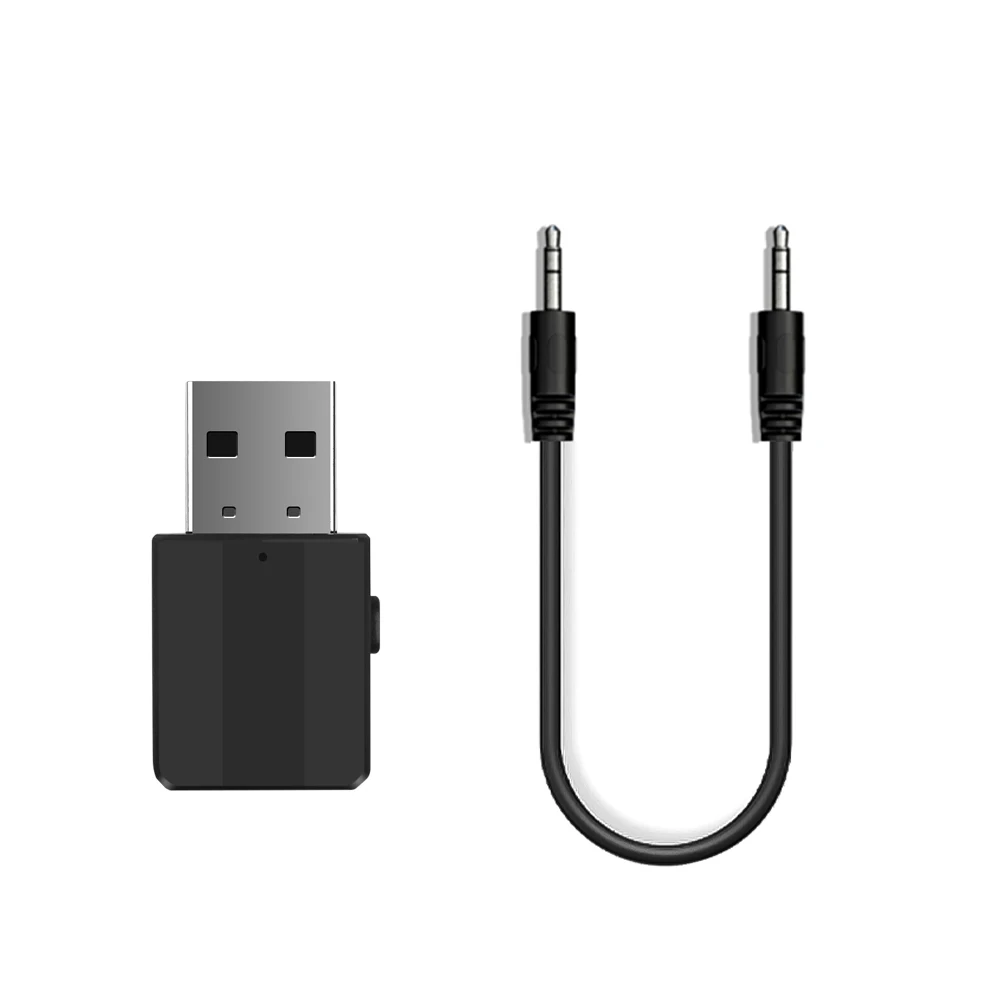 Стерео приемник Bluetooth 5 0 2 в 1 передатчик 3 мм беспроводной аудио адаптер USB питание