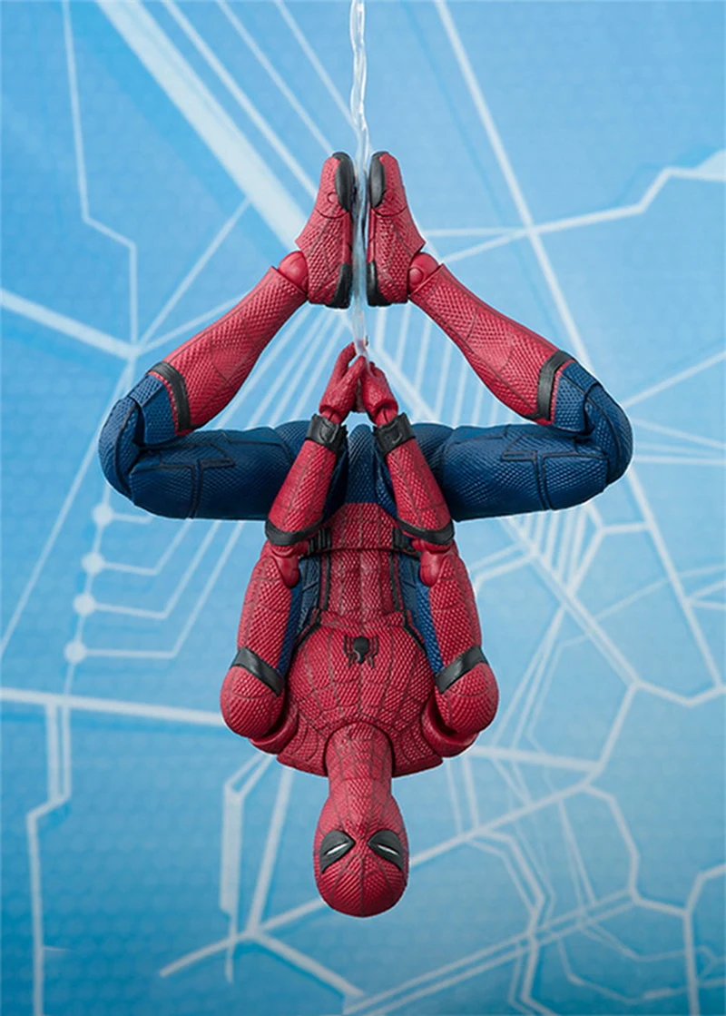 Экшн фигурка Marvel Человек паук SHF Снова в школу сезон модельные игрушки|Игровые