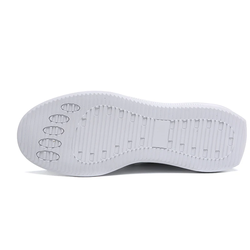 Кроссовки мужские из телячьей кожи спортивная обувь на толстой подошве шнуровке