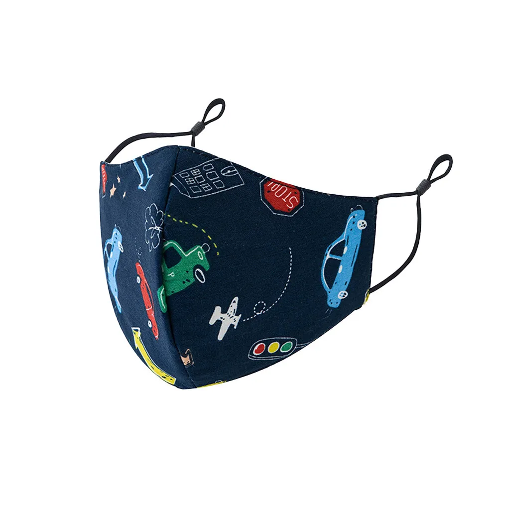 Рождественская моющаяся многоразовая детская мультяшная Регулируемая защитная