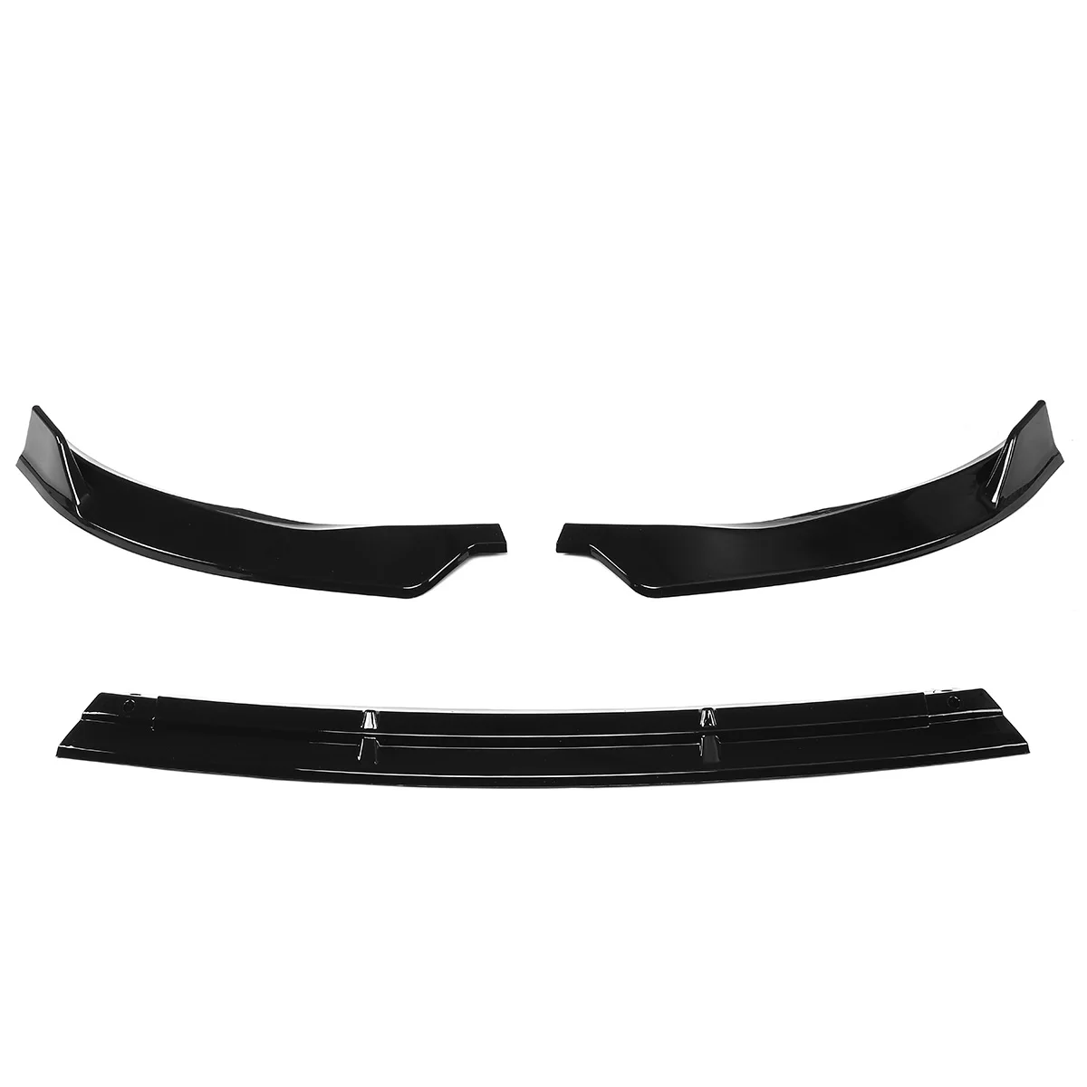 

New Carbon Fiber Look/Black Car Front Bumper Splitter Lip Diffuer Spoiler Protector Cover For Benz C-Class W205 Sport 2019-2020
