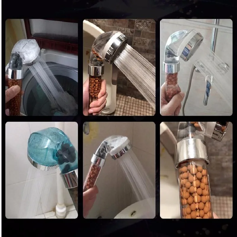 

High-quality Anion Shower Head Tomarin Shower Booster Water-saving Hand-held Shower Head Bathroom Set