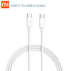 Оригинальный кабель Xiaomi USB C к USB C для apple Macbook Pro Samsung Xiaomi Notebook Air, зарядное устройство PD, кабель для быстрой зарядки и передачи данных