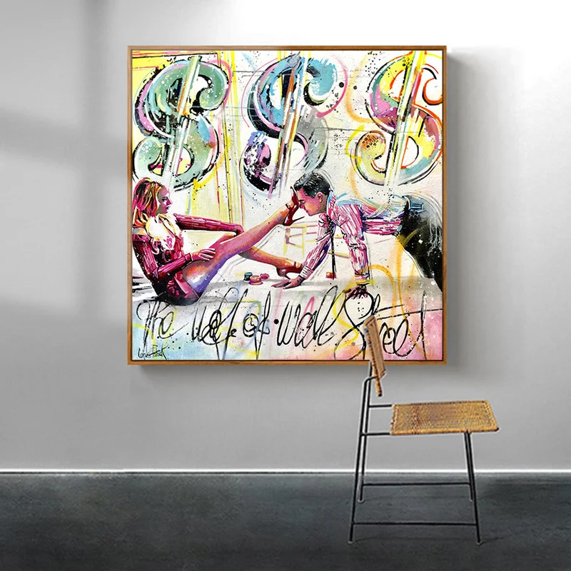 

Картина на холсте «волк стены улица», граффити, плакаты и принты, современное художественное оформление, Настенная картина для декора гости...