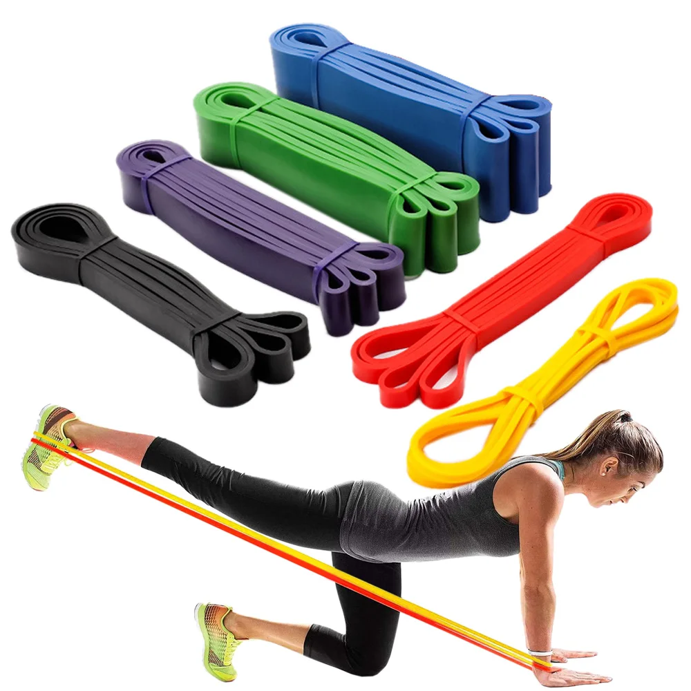 

Gym Stretch Resistance Band Exercise Expander Elastic Fitness Band Pull Up Assist Bands for Training Pilates Home Gym Workout